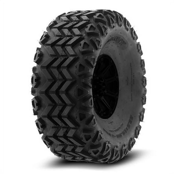 22x9.50-10 Vision P3026 Journey Golf Cart Load Range B Black Wall Tire
