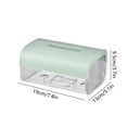 thumbnail image 3 of Transparent Wall - Mounted Toilet Tissue Box, Non - Perforated Toilet Paper Holder & Storage Rack for Bathroom Organization, 3 of 7
