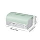 thumbnail image 3 of Soporte de pañuelos de pared - Caja transparente de almacenamiento para baño sin taladro para papel higiénico y pañuelos, 3 of 7