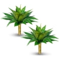 thumbnail image 3 of Plantas artificiales de agave Ttranewsoo, grandes, resistentes a los rayos UV, paquete de 2, 3 of 9