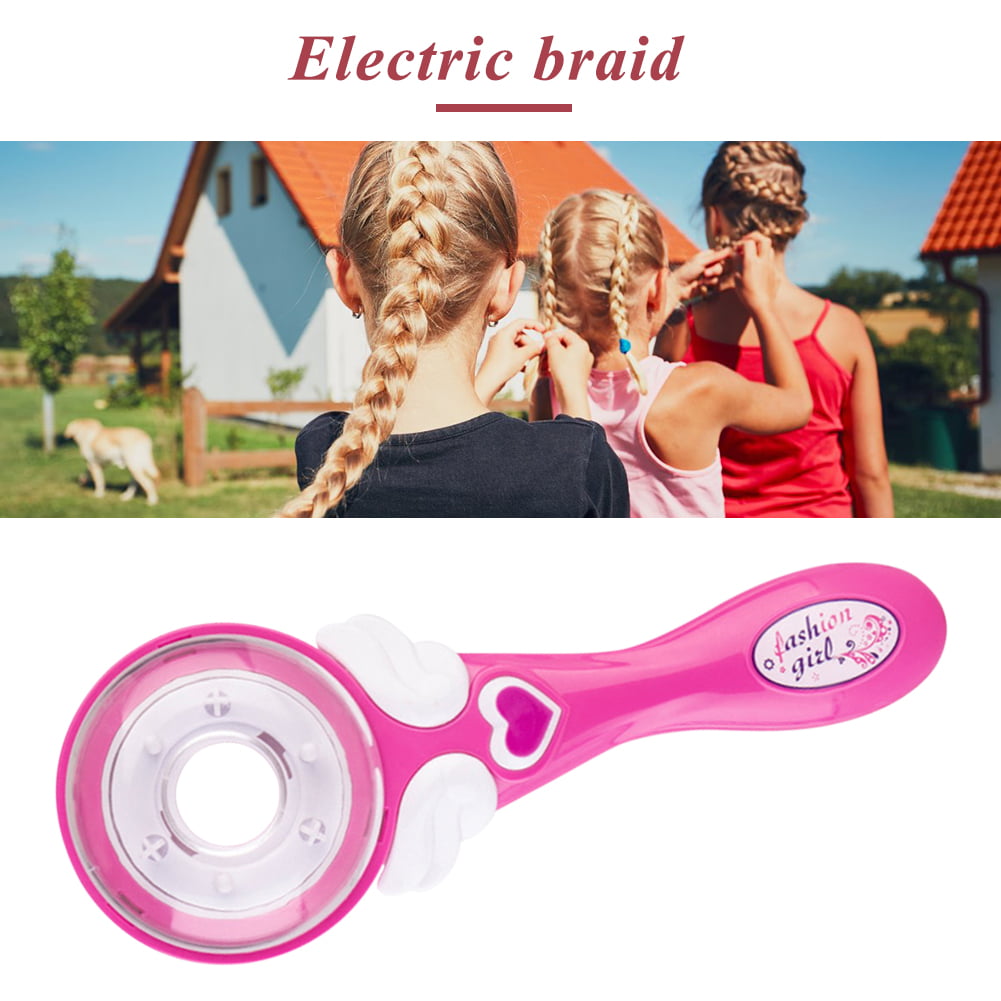 Kids Automatic Electric Hair Braider Twists DIY Girl Hair Braiding Tool Toy 