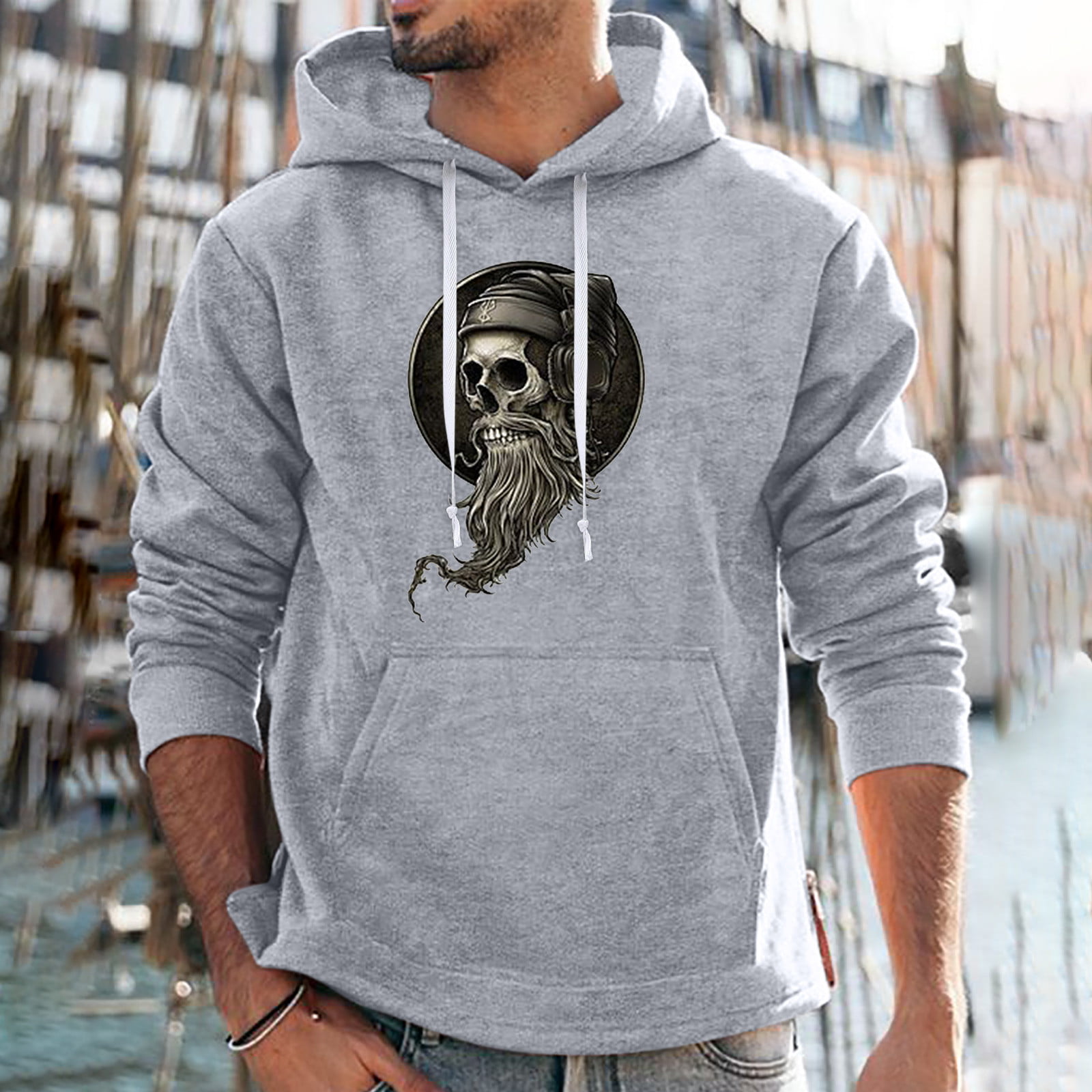 Active Performance Hoodie Pullover Sweatshirt with Graphic 