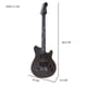 thumbnail image 5 of Paquete Guitarra Eléctrica Series Jethro By Steelpro 054-sk Color Blanck Venner Material del Diapasón Álamo Negro Lamiando Orientación de la Mano Diestro, 5 of 10