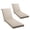 Beige, variant on POCASSY Outdoor Chaise Lounge Cushion-72x22 3.5" Thick High-Density Foam Patio Chair Cushion with Ties, Water Resistant Outdoor Lounge Chair Replacement Cushion 1 PC for Pool Patio, Beige