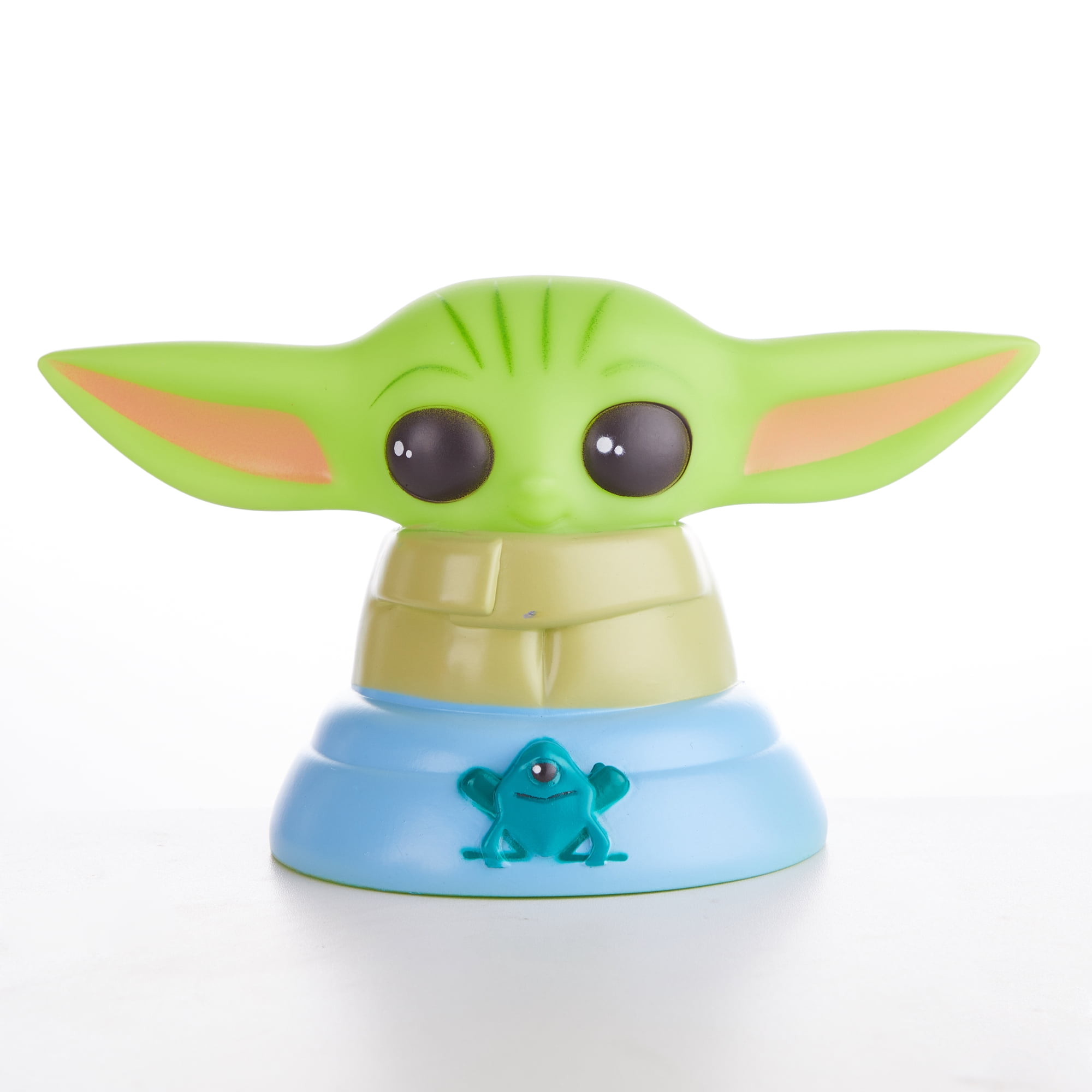 Star Wars Baby Yoda 3D LED Color Changing Mood Light with 30 Minute Timer, Green, 6"H x 4"W