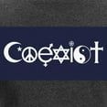 thumbnail image 3 of CafePress - Coexist Long Sleeve T Shirt - Women's Long Sleeve Graphic Tee Casual Fit, 3 of 4
