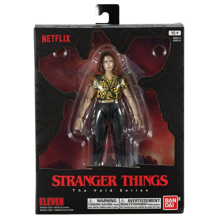 Stranger Things Void Series Eleven Action Figure Set with Cassette Bundle 