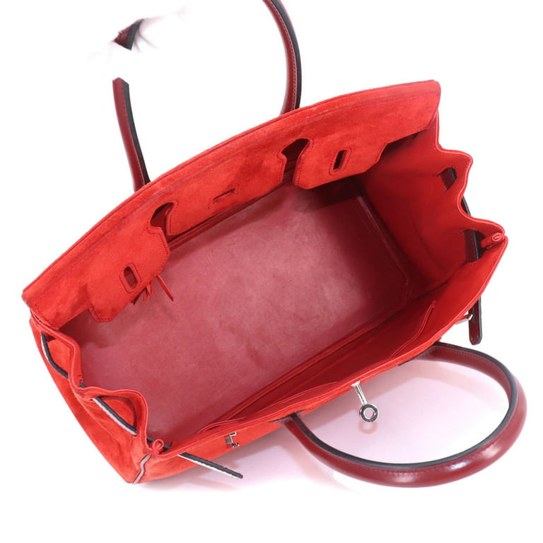 Hermès - Authenticated Birkin 30 Handbag - Leather Red Plain for Women, Never Worn