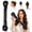 Black, variant on Multi-function Overnight Heatless Hair Curler, Satin No Heat Blowout Rods with Built-in Scrunchie Ends, Jumbo Curling Rod for Loose Waves, Soft Sleep In Styling Tool for Full Bouncy Curls Black