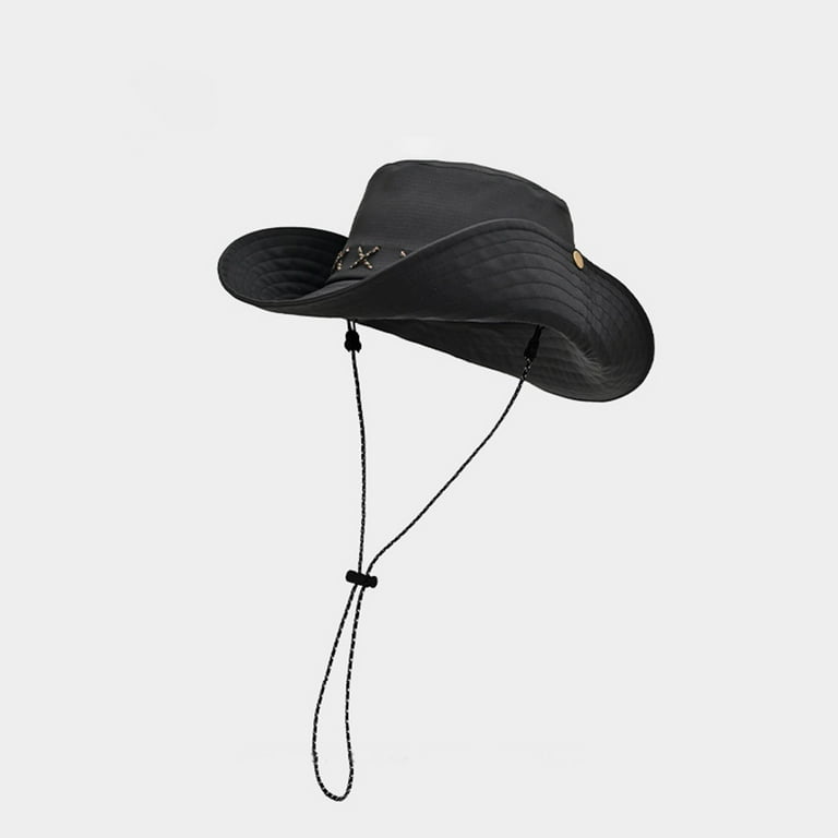 Men/Women Waterproof UPF50+ Wide Brim Sun Hat – Detachable 