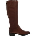 thumbnail image 2 of Sam Edelman Womens Penny Leather Knee-High Riding Boots, 2 of 3