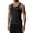 Black, variant on Men's Premium Cotton Tank Top Breathable Sleeveless Undershirt Ideal For Gym