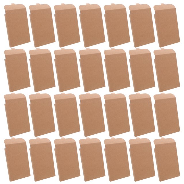 unbranded 50Ud Estuche Para Tarjetas Y Felicitaciones De Cartón Kraft Con Color Marrón Claro