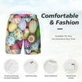 thumbnail image 5 of Balery Colorful Easter Eggs Mens Swim Trunks Swim Shorts for Men Quick Dry Inseam Beach Shorts with Compression Liner Pocket-XX-Large, 5 of 9