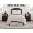 thumbnail image 4 of Warren Solid Wood Twin Platform Bed with Twin Trundle in Espresso, 4 of 16