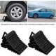 thumbnail image 5 of ZHAOCHENG Calzos para ruedas de coche, 2 piezas de calzos para ruedas de coche, antideslizantes de goma para neumáticos, calzos para ruedas de camión, calzos para ruedas de coche negros, 5 of 5