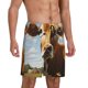 thumbnail image 2 of Fotbe Daisy Flower Field Cow Pantalones Cortos de Pijama para Hombre, Ropa de Dormir, Pantalones de Pijama Cortos para Hombre-Medium, 2 of 6