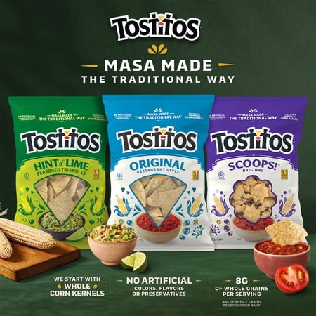 TOSTITOS BITE SIZE ROUNDS, TORTILLA CHIPS, 1OZ BAGS (40 PACK)