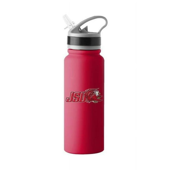 Logo Chair 614725 25 oz NCAA Jacksonville State Single Wall Flip Top Bottle
