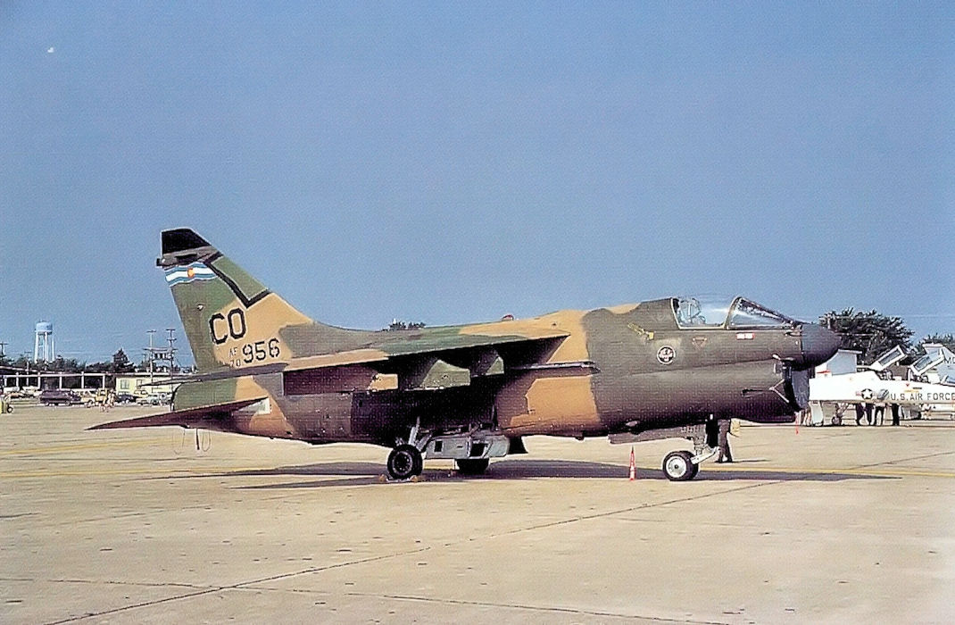  120th  Tactical Fighter  Squadron  A 7D 7 CV Corsair II 70 