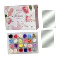 thumbnail image 3 of Caja de regalo de flores, centros de mesa de regalo de flores para ancianos, ramo de flores de seda, arreglo floral para compromiso de Acción de, 3 of 8
