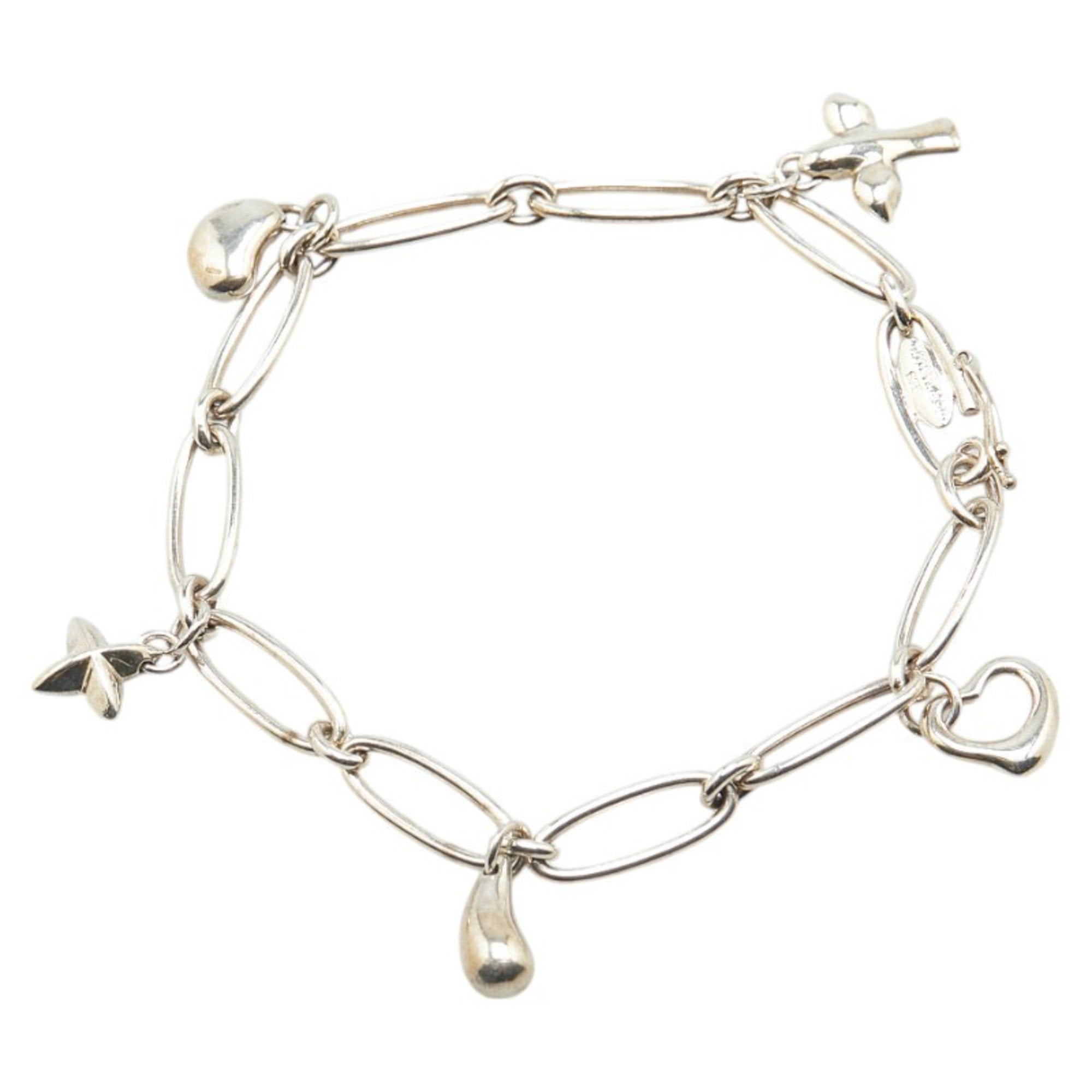 Pre-Owned Tiffany & Co. 5-Charm Bracelet in 925 Sterling Silver for Women (Good)