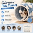 thumbnail image 6 of Dachshund Tunnel Bed, 3 in 1 Foldable Plush Burrow Pet Cave，Purple, 6 of 7