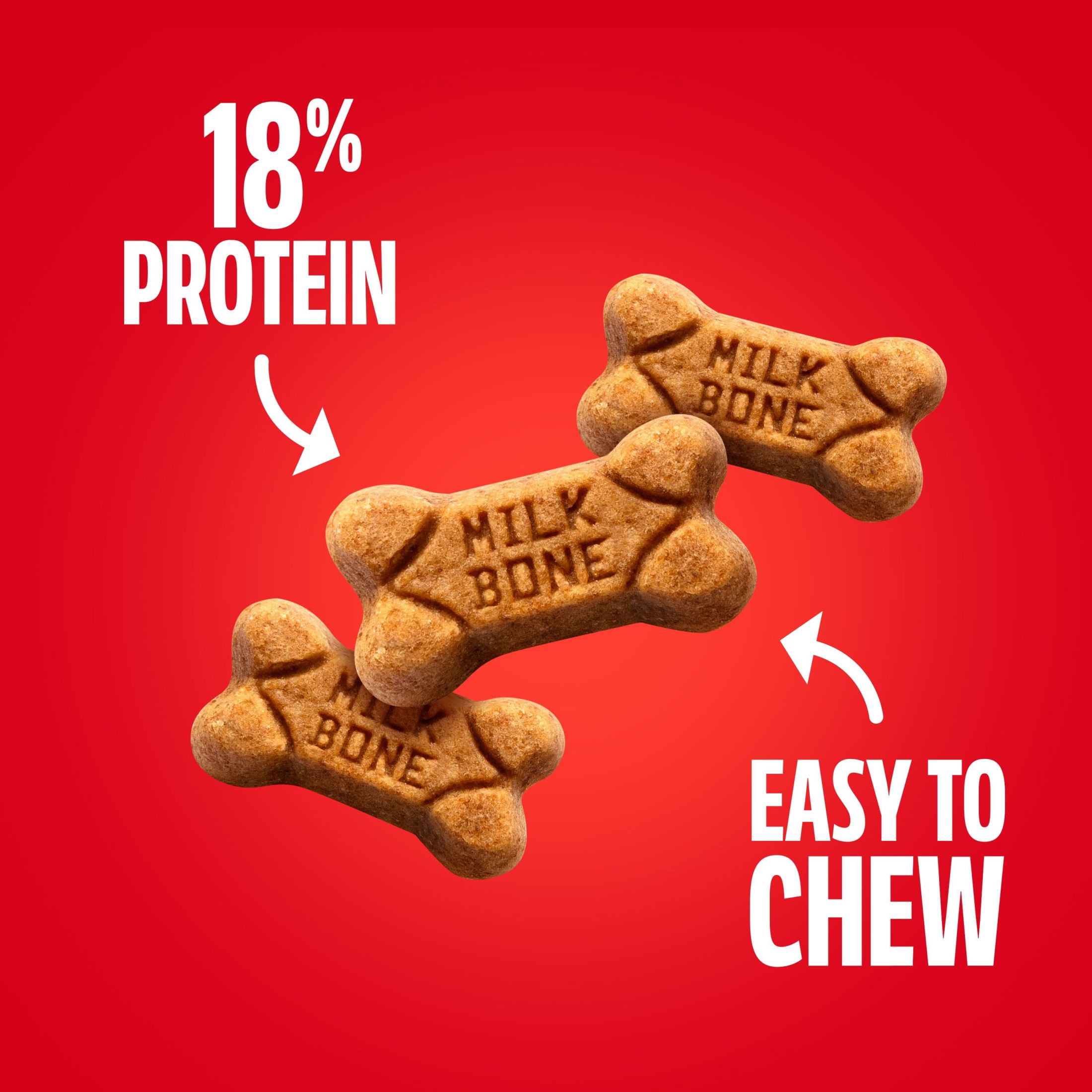 (6 pack) Milk Bone Soft & Chewy Mini’s Dog Treats, Made with Real Chicken, 4.5 oz Pouch