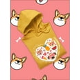 thumbnail image 3 of Valentine's Day Pets Love Hoodie Women -Image by Shutterstock, Female Small, 3 of 4