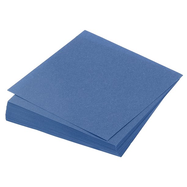 Uxcell 75 Hojas de papel de origami de doble cara de 3x3 pulgadas (7x7 cm) 70GSM, hoja cuadrada de papel de origami fácil de doblar para principiantes, proyectos de artes y manualidades, azul oscuro