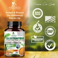 Glucosamine Chondroitin MSM Complex Joint Support Supplement Turmeric & Boswellia, Triple