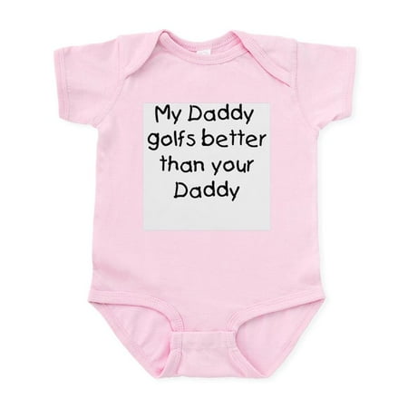 

CafePress - My Daddy Golfs Infant Bodysuit - Baby Light Bodysuit Size Newborn - 24 Months