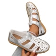 thumbnail image 5 of Women's Summer Closed Toe Casual Leather Sandals,Comfort Cutout Adjustable Ankle Strap Orthopedic Beach Fisherman Shoes, 41, 5 of 5
