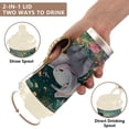 thumbnail image 4 of 500ml Double-Wall Vacuum Insulated Tumblers Stainless Steel Coffee Tumbler with Ceramic Coating Cute Elephant, 4 of 8