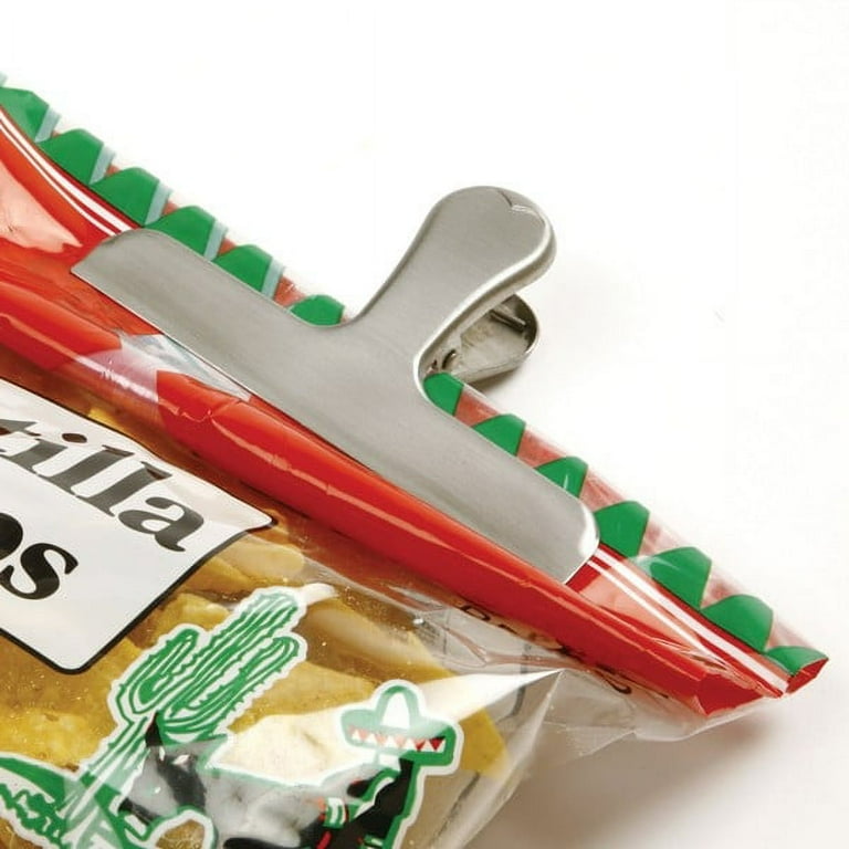 Norpro 169 Stainless Steel Jumbo Bag Clip, 7 x 1.2 x 3.5