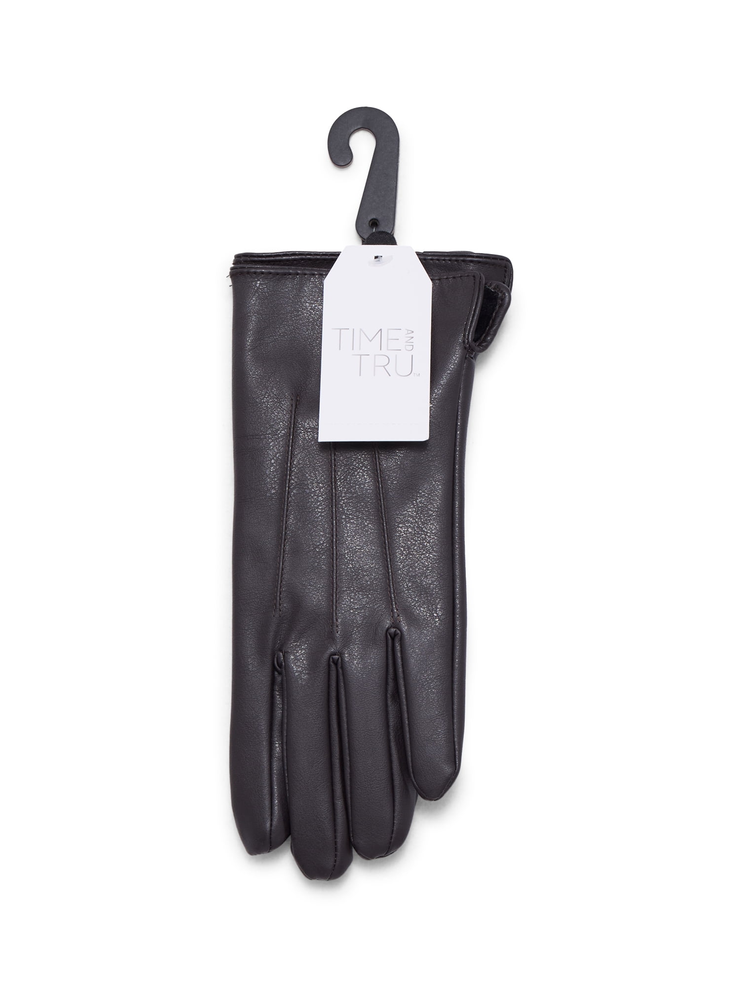 Time and Tru Women's 3 Point Gloves, Brown, Sizes S/M-L/XL