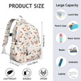 thumbnail image 6 of Dachshund Backpack for School,Cute School Bag,Schoolbag with Adjustable Shoulder Straps & Padded Back,13.4"x11"x4.7", 6 of 6
