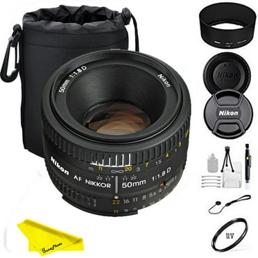 Nikon AF Nikkor 50mm f/1.8D Standard Lens  Buzz-Photo Kit