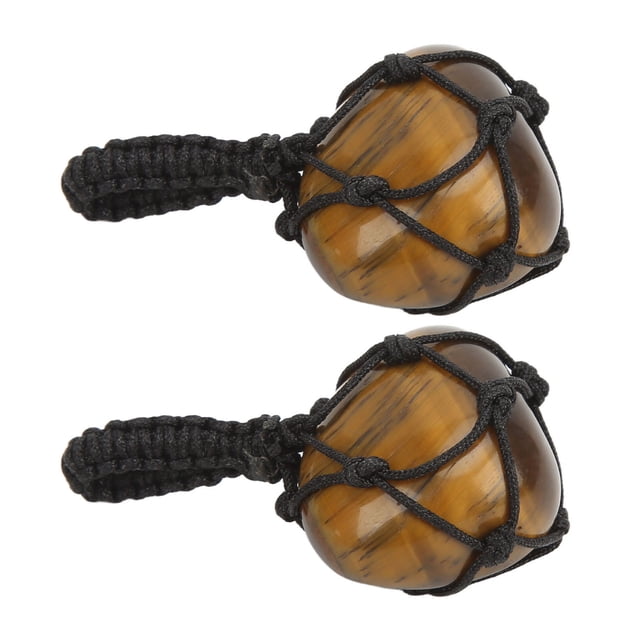 Adorno colgante de cristal natural, 2 piezas, adorno colgante de cristal, adorno colgante curativo, adorno colgante de piedra, rendimiento potente