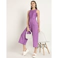 thumbnail image 3 of Moomaya Women's Printed Jumpsuit, Round Neck Sleeveless Wide Leg Cotton Jumpsuits, 3 of 7