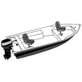 thumbnail image 2 of Carver 71114P-10 Styled-to-Fit V-Hull Fishing Boat Cover - 14'6" Length x 72" Width, 2 of 3