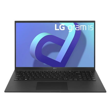 LG gram (2022) 15Z90Q Ultra Lightweight Laptop, 15" (1920 x 1080) IPS Display, Intel 12th Gen i7 1260P Processor, 32GB LPDDR5, 1TB NVMe SSD, FHD Webcam, WiFi 6E, Thunderbolt 4, Windows 11, Black