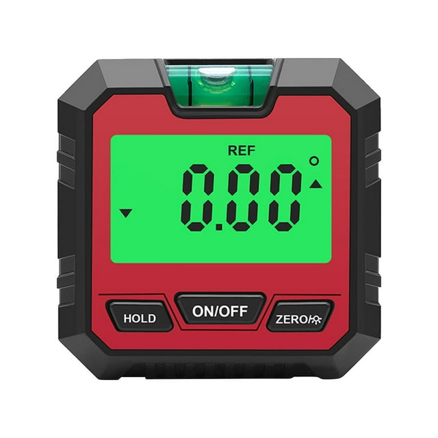DPTALR Inclinomètre à Affichage Numérique Électronique Règle d'Angle Horizontale Mini Protracteur 2ml