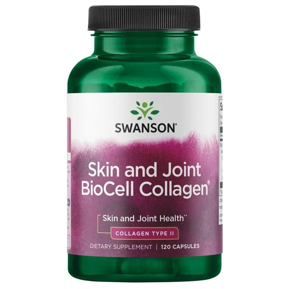 Swanson Skin and Joint Biocell Collagen - Collagen Type Ii 500 mg 120 Caps