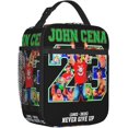 thumbnail image 2 of John Cena Lunch Bag Portable Insulated Lunch Box Large Capacity Tote Bag Zipper Net Pocket 10 L X 4 W X 8 H inches, 2 of 7