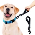 thumbnail image 2 of Clinaoy Short Dog Leash 12" Dog Traffic Lead Leash with Padded Handle Heavy Duty Nylon Traction Rope for Training Walking, 2 of 8