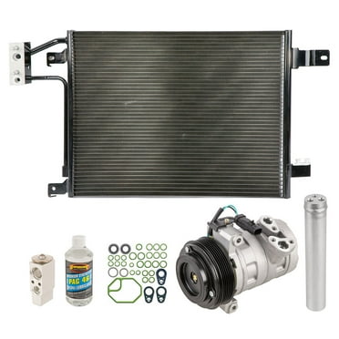 For Jeep Wrangler JK 2007-2011 A/C Kit w/ AC Compressor Condenser & Drier - BuyAutoParts