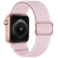thumbnail image 1 of Oxwallen Correa Elástica Solo Loop Compatible Con Apple Watch Series 11/10/9/8/7/6/5/4 Se 3/2/1 42 ​​Mm 41 Mm 40 Mm 38 Mm Correa Deportiva Ajustable De Nailon Elástico Trenzado Para Iwatch Mujeres Hom, 1 of 5