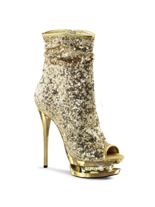 BL-R1008/GSQ/GCH Pleaser Platforms Exotic Dancing Ankle/Mid-Calf Boots Size:8 BL-R1008/GSQ/GCH Pleaser Platforms Exotic Dancing Ankle/Mid-Calf Boots Size:8