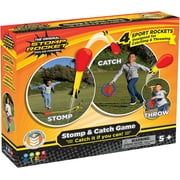 Stomp Rocket Original Stomp and Catch Rocket Game for Kids, 4 Throw Foam Rockets, Catching Net and Adjustable Launcher, Gift for Boys and Girls Ages 5 and up